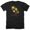 Lord Of The Rings - One Ring To Rule Them All Adult Regular Fit Heather Short Sleeve