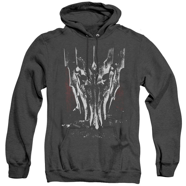 LOR - Big Sauron Head Adult Heather Hoodie