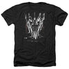 LOR - Big Sauron Head Adult Regular Fit Heather Short Sleeve