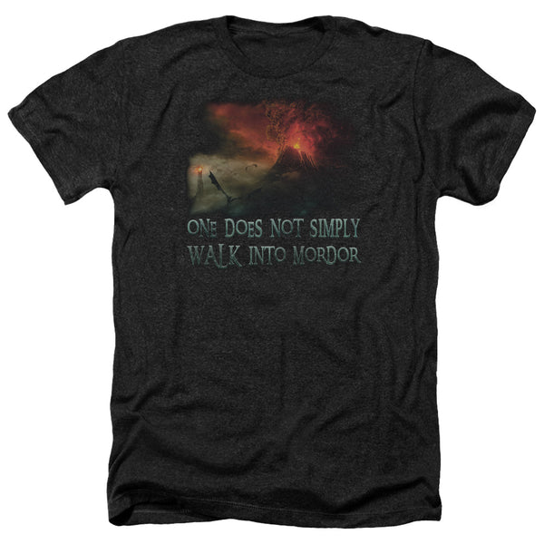 LOR - Walk In Mordor Adult Regular Fit Heather Short Sleeve