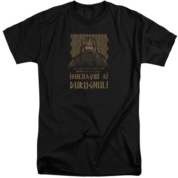 Lord Of The Rings - Ishkhaqwi Durugnul Adult Tall Fit Short Sleeve