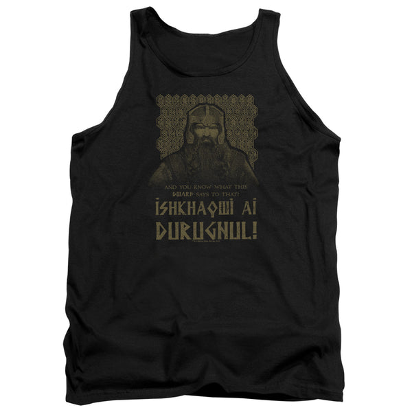 Lord Of The Rings - Ishkhaqwi Durugnul Adult Tank Top