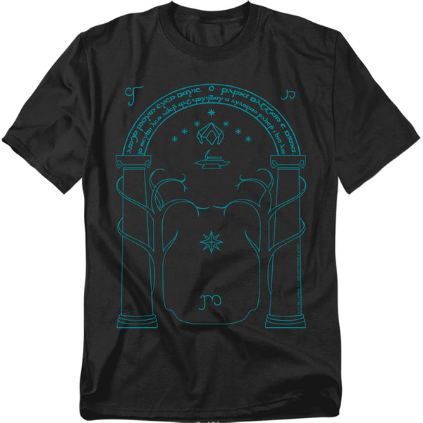 Lord Of The Rings - Doors Of Durin Adult Regular Fit Short Sleeve