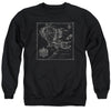 Lord Of The Rings - Map Of Me Adult Crewneck Sweatshirt