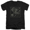 Lord Of The Rings - Map Of Me Adult Slim Fit V Neck Cotton