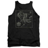 Lord Of The Rings - Map Of Me Adult Tank Top