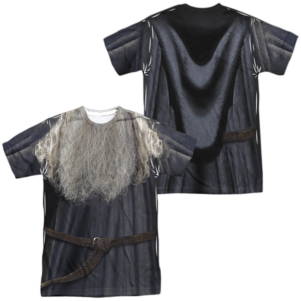 Lord Of The Rings - Galdalf The Grey Costume (Front - Back Print) Adult Regular Fit Short Sleeve 100% Poly