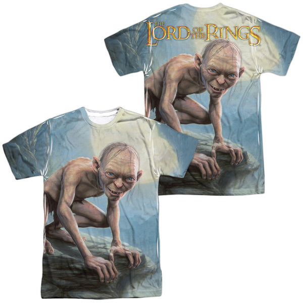 LOR - Gollum Moon (Front - Back Print) Adult Regular Fit Short Sleeve 100% Poly