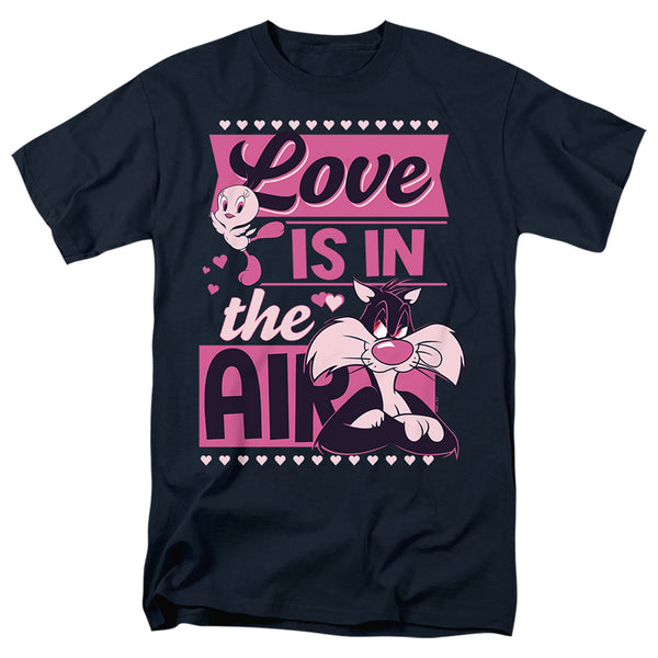 Looney Tunes - Valentine's Day Tweety Sylvester Love In The Air Adult Regular Fit Short Sleeve