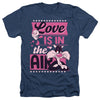 Looney Tunes - Valentine's Day Tweety Sylvester Love In The Air Adult Regular Fit Heather Short Sleeve