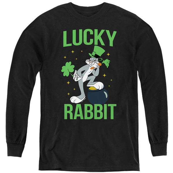 Looney Tunes - Bugs Bunny St. Patrick's Lucky Rabbit L - S Youth