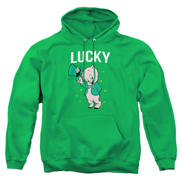 Looney Tunes - Porky Pig St. Patrick's Lucky Adult Pullover Hoodie