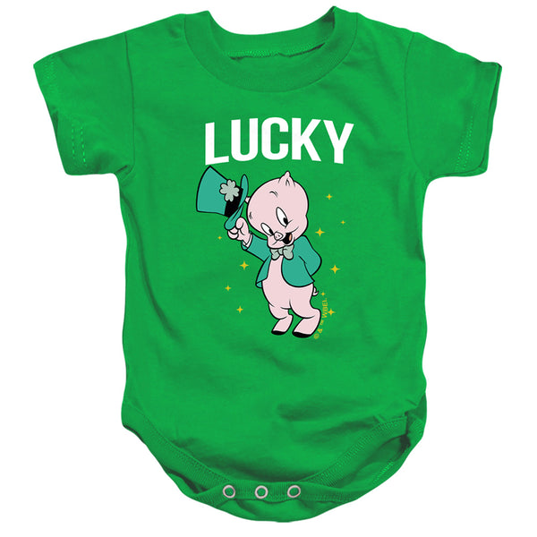 Looney Tunes - Porky Pig St. Patrick's Lucky Infant Snapsuit