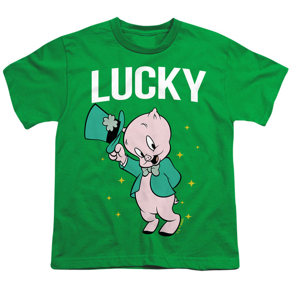 Looney Tunes - Porky Pig St. Patrick's Lucky Youth Short Sleeve