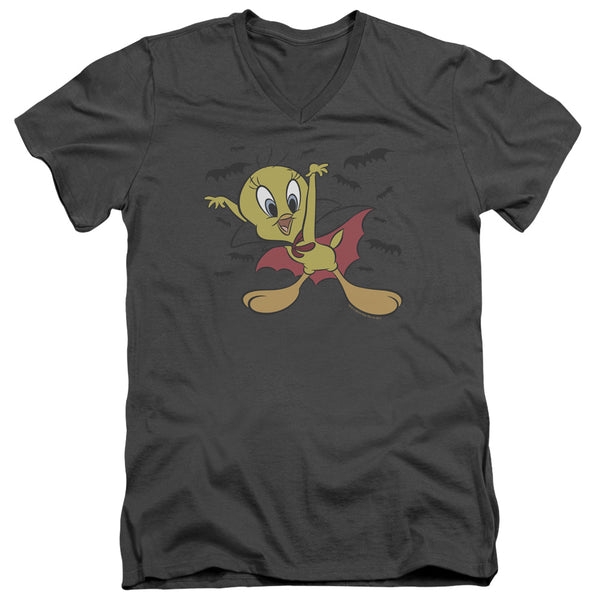 Looney Tunes - Vampire Tweety Adult Slim Fit V Neck Cotton
