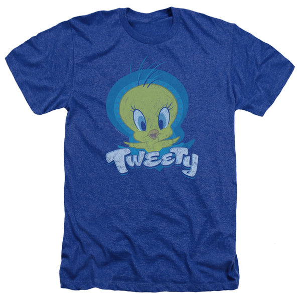 Looney Tunes - Tweety Swirl Adult Regular Fit Heather Short Sleeve