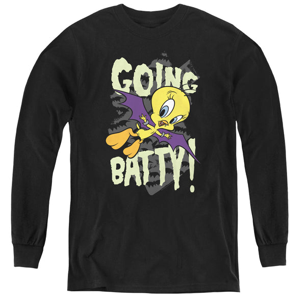 Looney Tunes - Going Batty L - S Youth