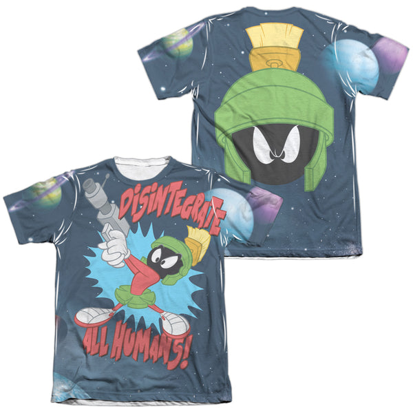 Looney Tunes - Disintergrate (Front - Back Print) Adult Regular Fit Short Sleeve 65 - 35 Poly - Cotton