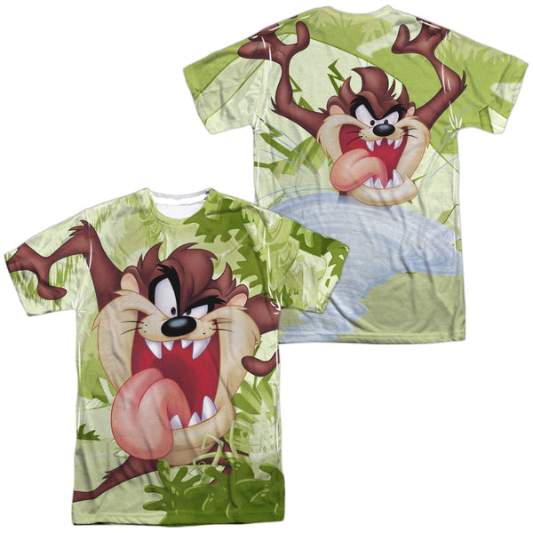 Looney Tunes - Taz (Front - Back Print) Adult Regular Fit Short Sleeve 100% Poly