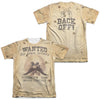 Looney Tunes - Wanted (Front - Back Print) Adult Regular Fit Short Sleeve 65 - 35 Poly - Cotton