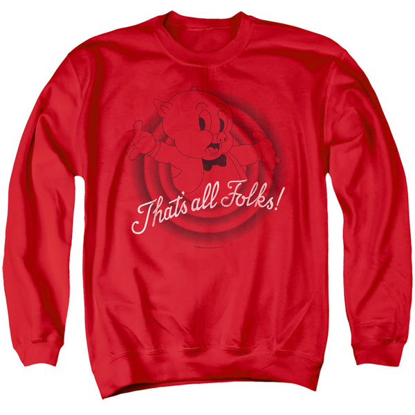 Looney Tunes - Thats All Folks Adult Crewneck Sweatshirt