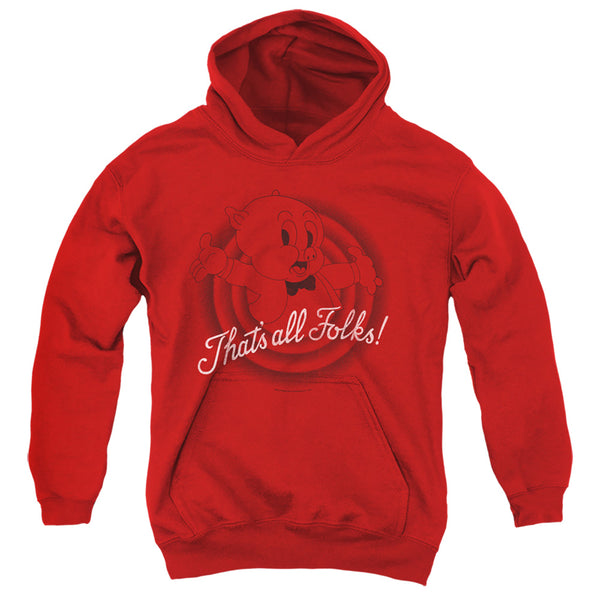 Looney Tunes - Thats All Folks Youth Hooded Sweatshirt