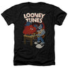 Looney Tunes - Dj Looney Tunes Adult Regular Fit Heather Short Sleeve