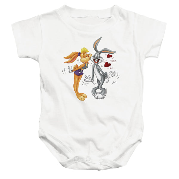 Looney Tunes - Bugs And Lola Kiss Valentine's Day Infant Snapsuit