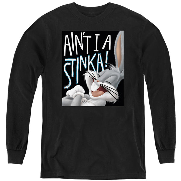 Looney Tunes - Bugs Bunny Ain'T I A Stinka! L - S Youth