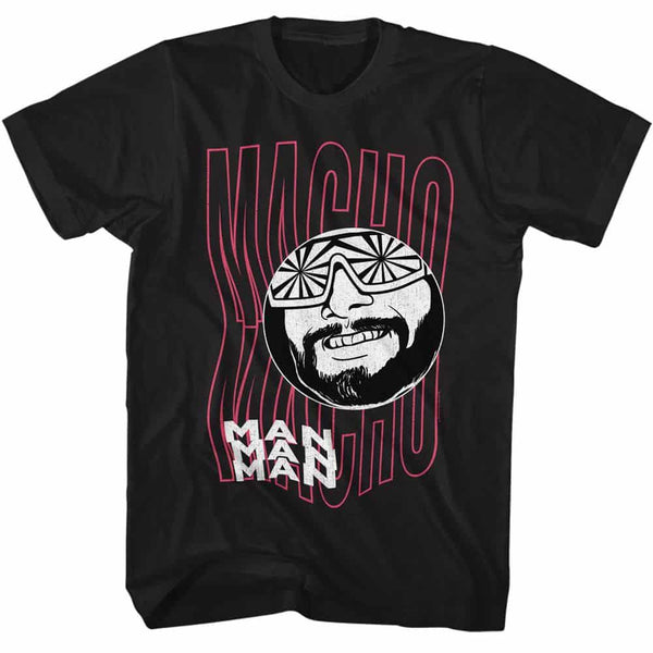 Macho Man Funky Text- S/S Tshirt