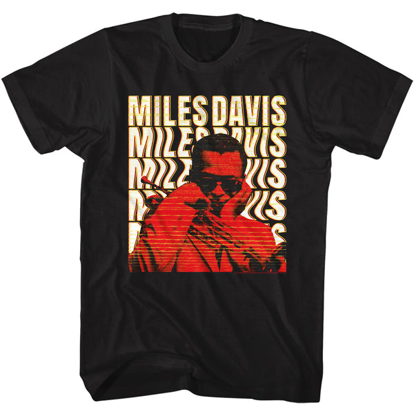 Warped Text - Miles Davis T-Shirt