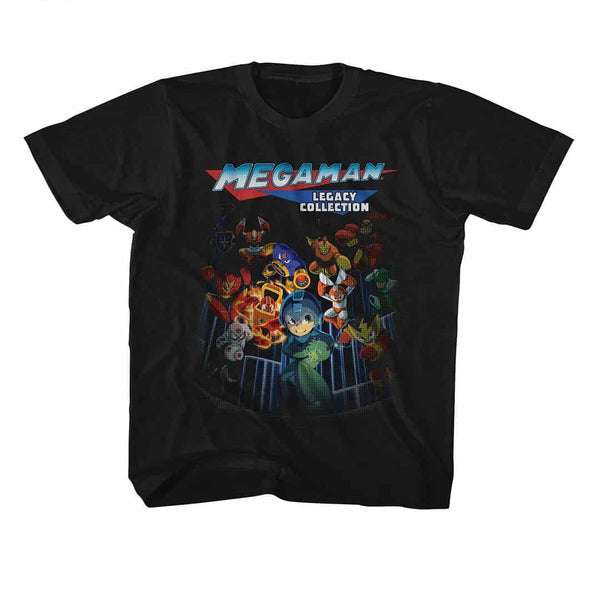 Mega Man Legacy Collection-Youth S/S Tshirt