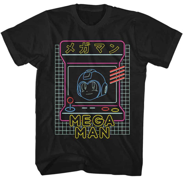 Megaman Neon Arcade- S/S Tshirt