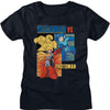 Mega Man Vs Protoman-Ladies S/S Tshirt