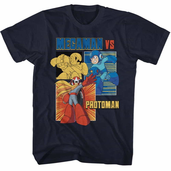 Mega Man Vs Protoman- S/S Tshirt