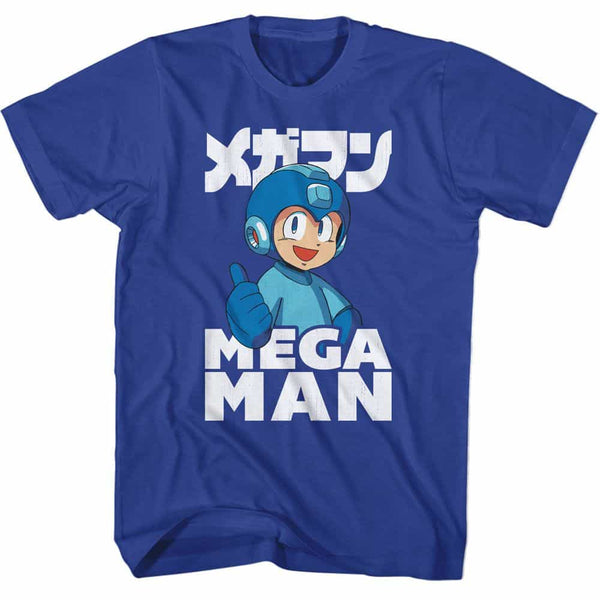 Mega Man Thumbs Up- S/S Tshirt