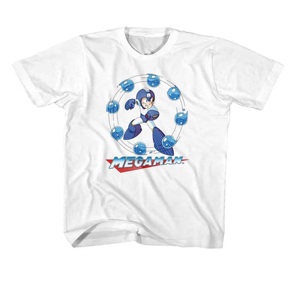Megaman Water Shield-Youth S/S Tshirt