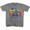 Mega Man Multi Color Rectangles-Toddler S/S Tshirt