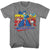 Mega Man Multi Color Rectangles- S/S Tshirt