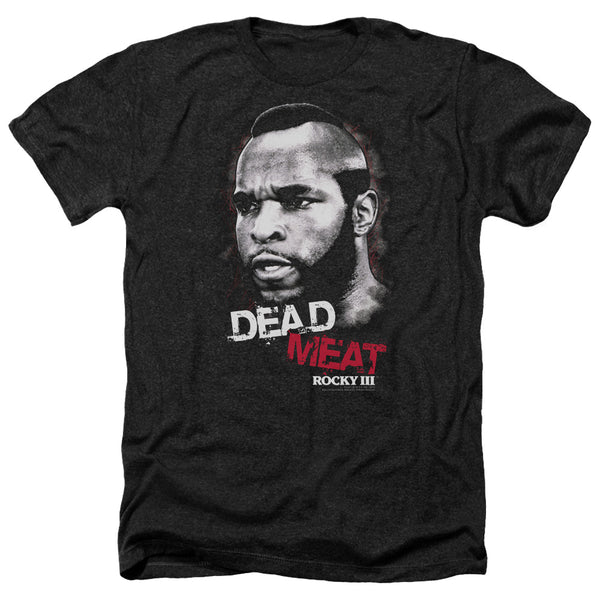 Rocky III - Dead Meat Adult Regular Fit Heather Short Sleeve