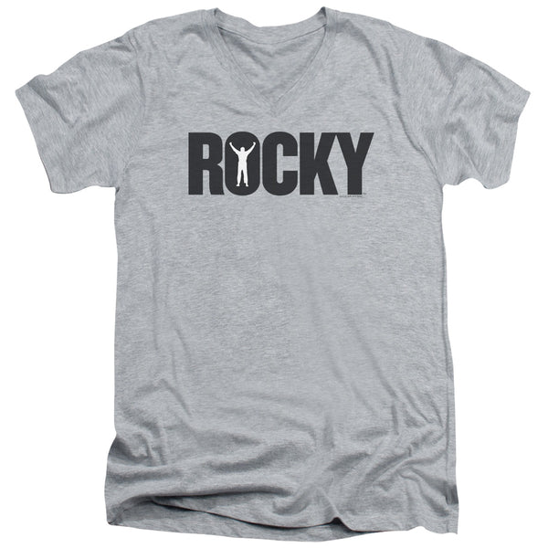 Rocky - Logo Adult Slim Fit V Neck Cotton