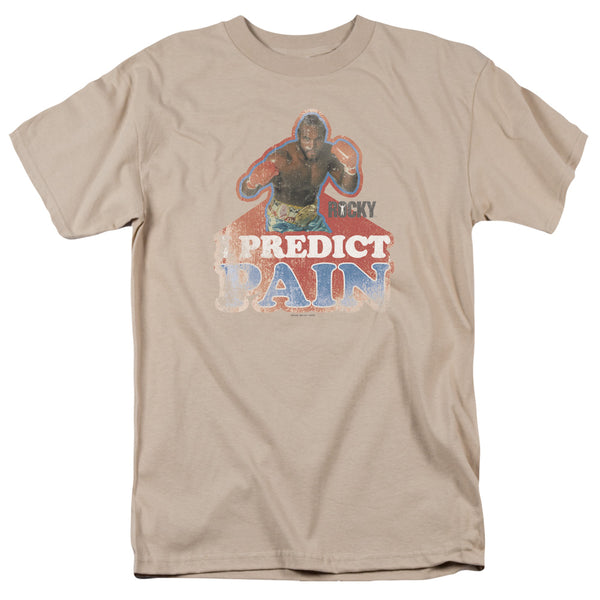 Rocky III - I Predict Pain Adult Regular Fit Short Sleeve