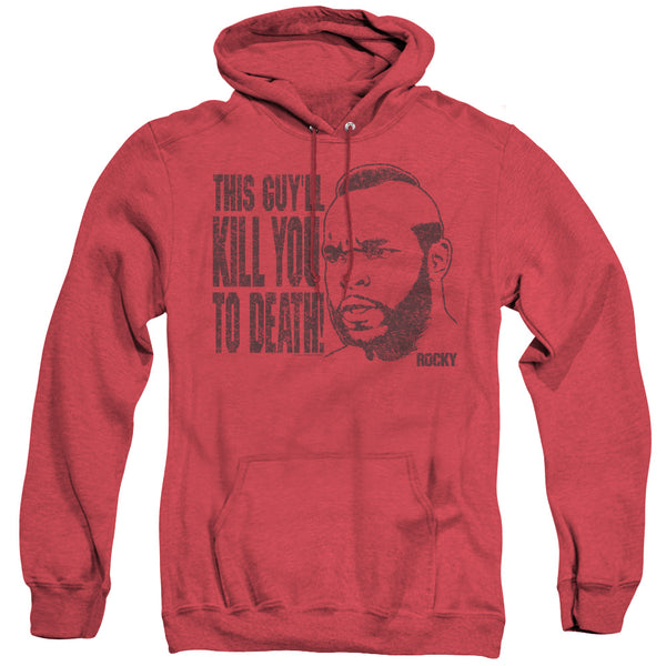 Rocky III - Kill You To Death Adult Heather Hoodie