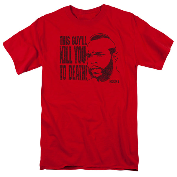Rocky III - Kill You To Death Adult Regular Fit Short Sleeve