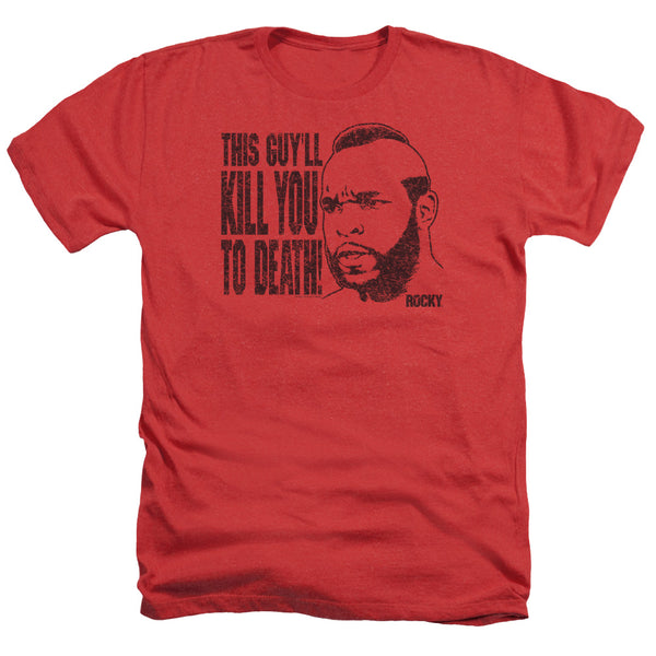 Rocky III - Kill You To Death Adult Regular Fit Heather Short Sleeve