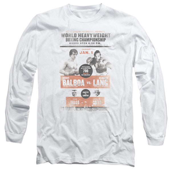 Rocky III - Vs Clubber Poster Adult Long Sleeve