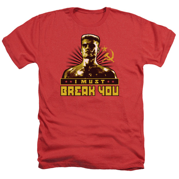 Rocky IV - I Must Break You Adult Regular Fit Heather Short Sleeve