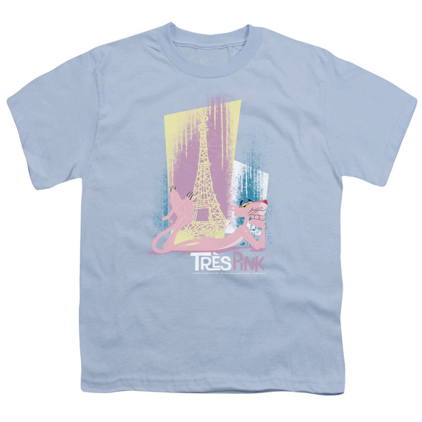 Mgm - Pink Panther - Tres Pink Youth Short Sleeve