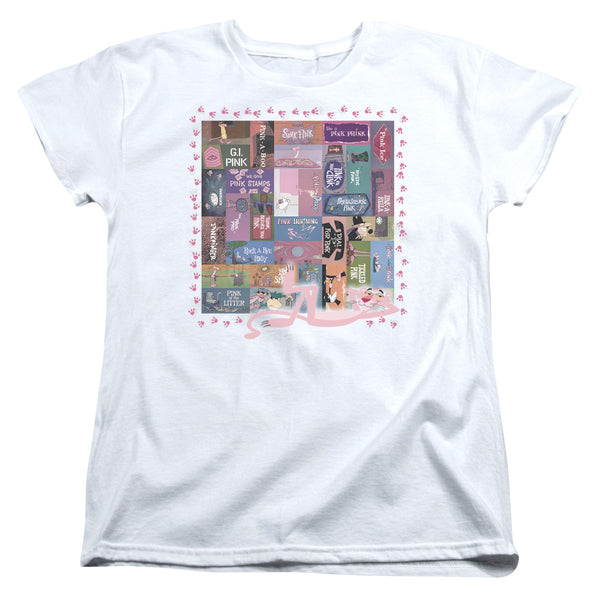 Pink Panther - Vintage Titles Women's Short Sleeve
