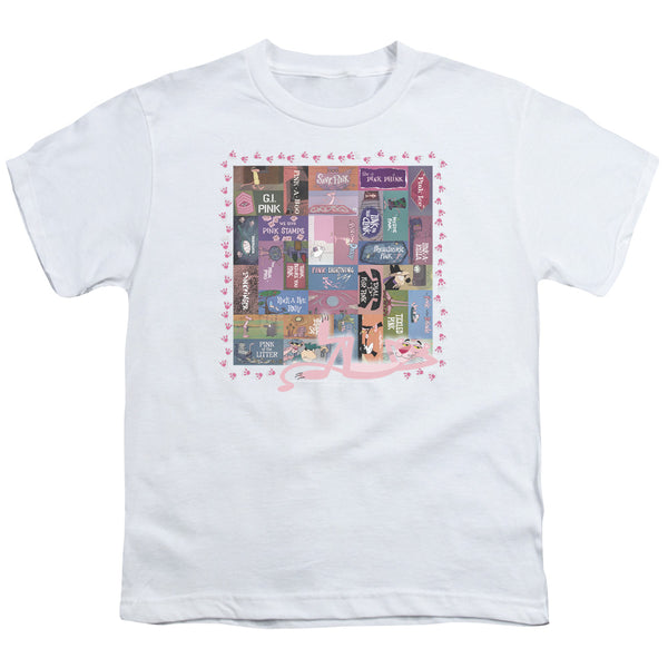Pink Panther - Vintage Titles Youth Short Sleeve